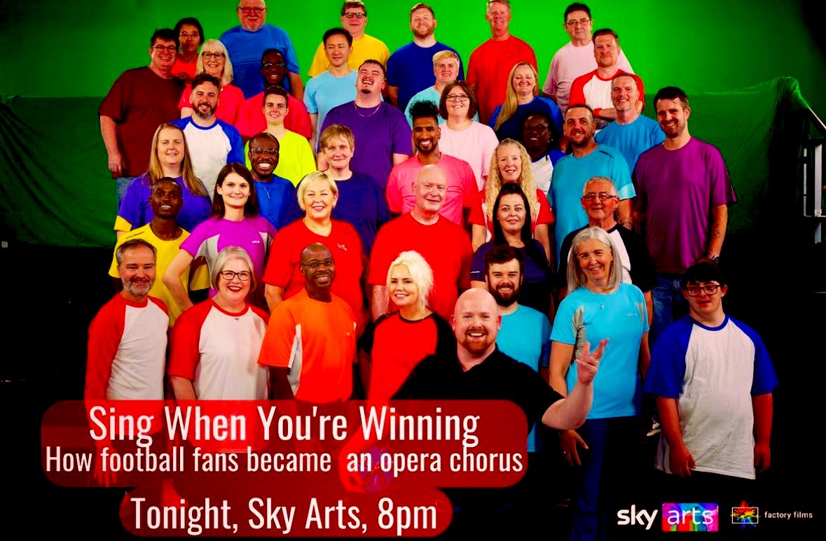 This evening I showcase several outfits which shouldn’t be seen on television but I also introduce 40 folk to opera which is well worth your viewing! 
Tonight - 8pm Sky Arts | Freeview 11
