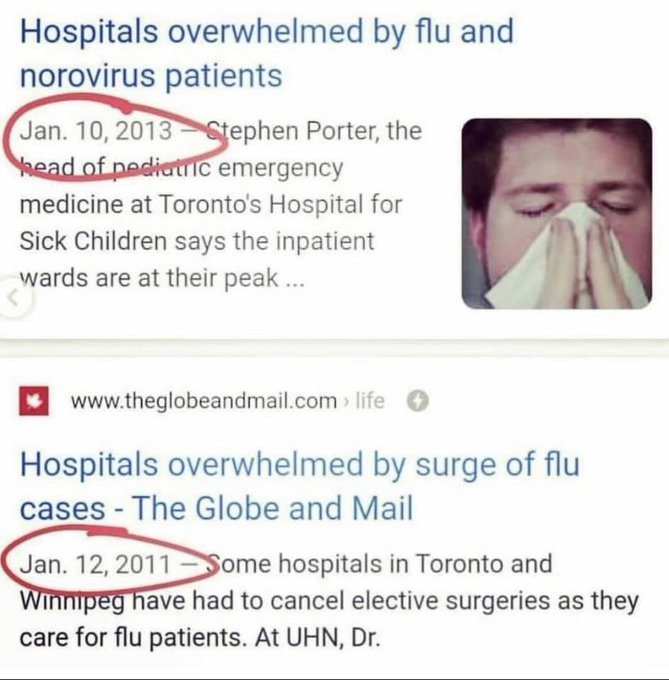 It's the same every year, this is nothing new.

Hospitals have been underfunded and understaffed for years, then they fired a bunch of medical staff, go figure.