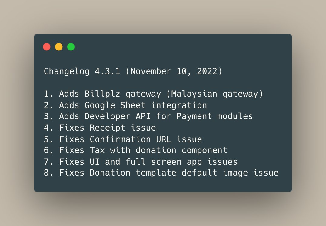 Paymattic's tweet image. With yet another product update, Paymattic 4.3.1 hits the floor. Get a quick glimpse here. And for further details, read our release note from the link below
🔗 paymattic.com/paymattic-4-3-…

#productupdate #googlesheets #googlesheetstips #Billplz #paymentgateway #paymentsolutions