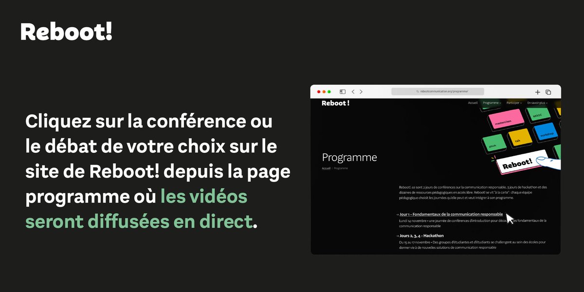 Reboot ! tweet media