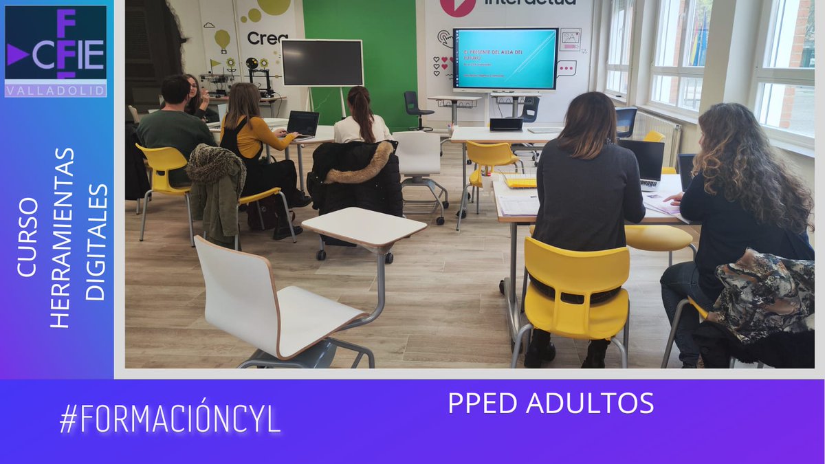 Los profesores de los CEPAS de Valladolid 
<a href="/cepapenafiel/">CEPA Peñafiel</a> 
@ceaolmedo 
<a href="/cepavilladuero/">CEPA Villa Del Duero</a>
 CEA Laguna 
 CEA Medina Rioseco asisten a una formació sobre 🛠️💻Herramientas digitales #kahoot #quizizz impartido por Kike Placer 
<a href="/VALLA_TIC/">Maestros Colaboradores Valladolid</a> #FormacionCyL #TICyL <a href="/educacyl/">Educación JCyL</a>