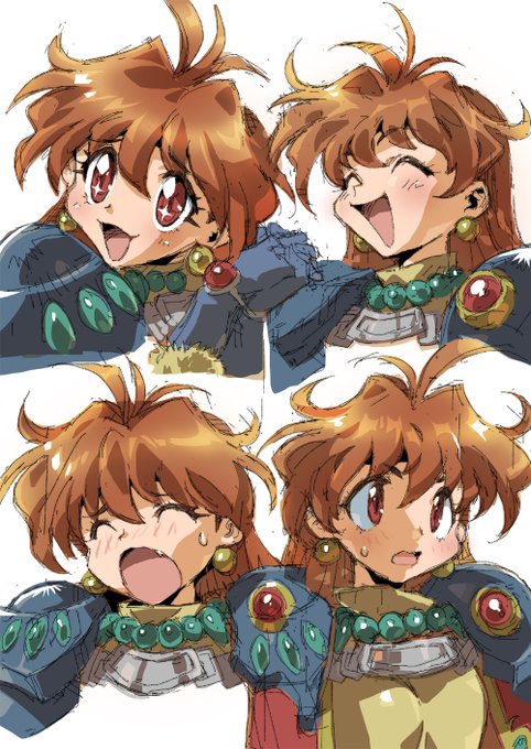 スレイヤーズろいやるを参考にリナの練習…
(試験前の一夜漬けのノリで

アニメ見た事無いけどめぐさんの代表作ってイメージだけは漠然とある 