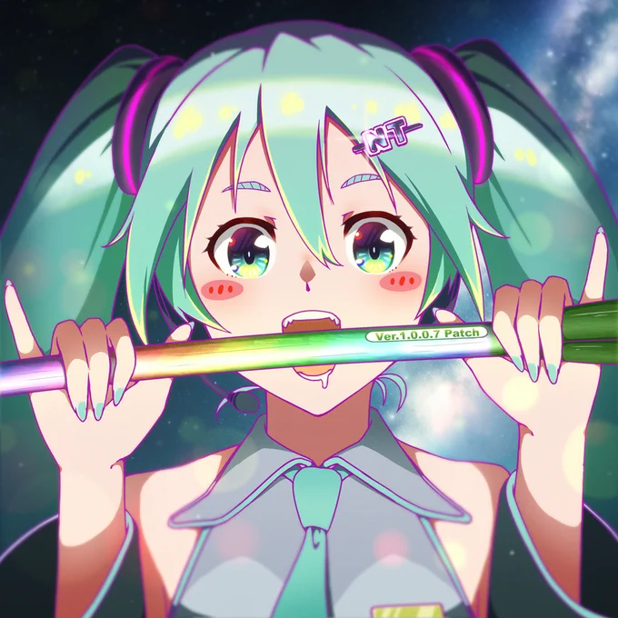 初音ミク Update!!#イラスト 