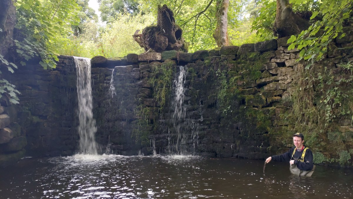 WildTroutTrust's tweet photo. So long, and thanks for all the fish(y help), Freddy Weaver! On the #WTTBlog, Freddy reflects on a #PhD #internship with @ProfJGrey on #Yorkshire rivers 
https://t.co/ATLlIRLR4n
A river ambassador for the future #ECR
#FreddyForScale #FFS https://t.co/Vu9FuAGq0w