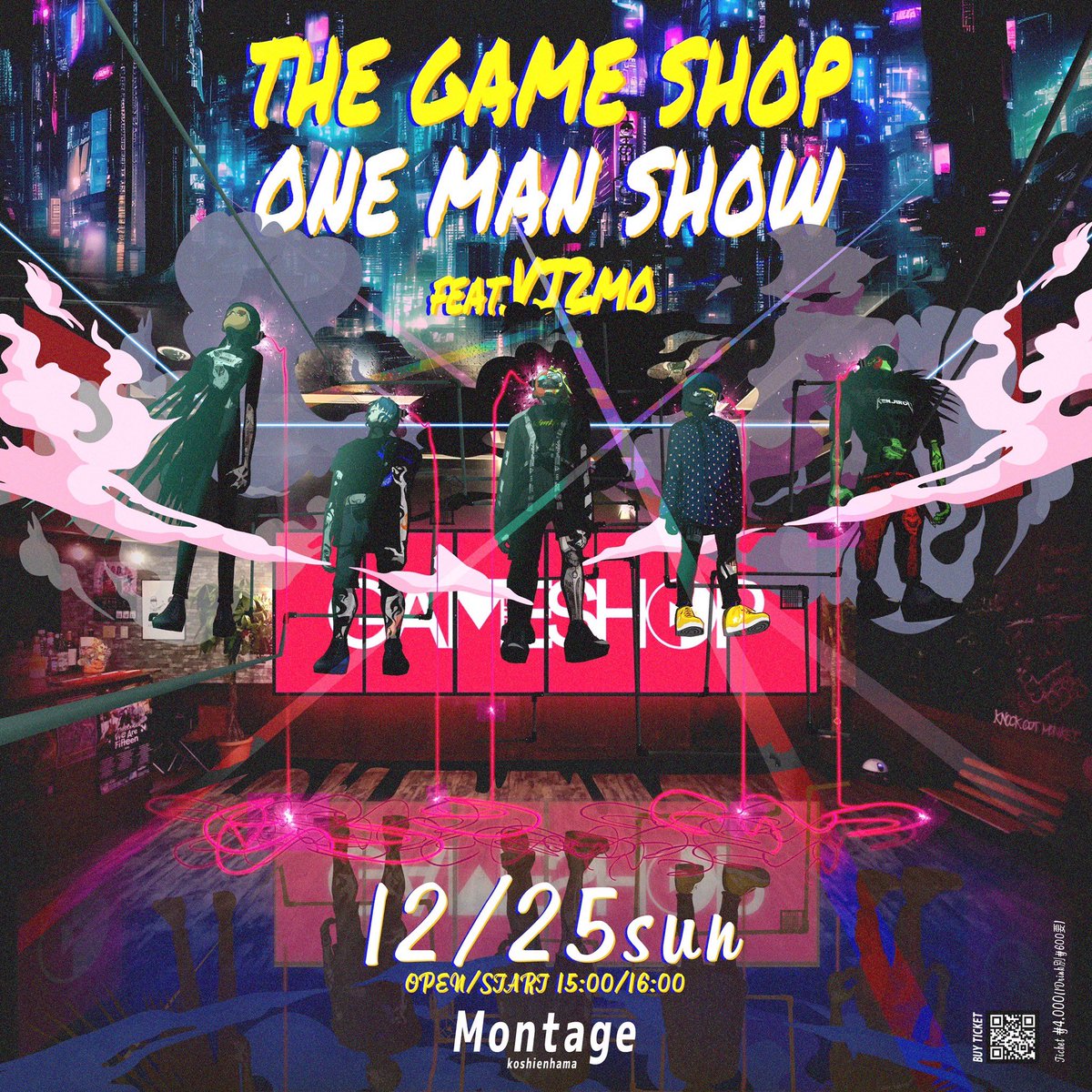 2018年以来!!
4年ぶりにONE MAN SHOW開催！
VJ 2moを迎え豪華な映像演出と
チケット予約来場者にはTGSからのXmas presentもありで
特別なSHOWを堪能できる伝説的な間違いない１日になるだろう！

チケット予約🎫
tiget.net/users/720126