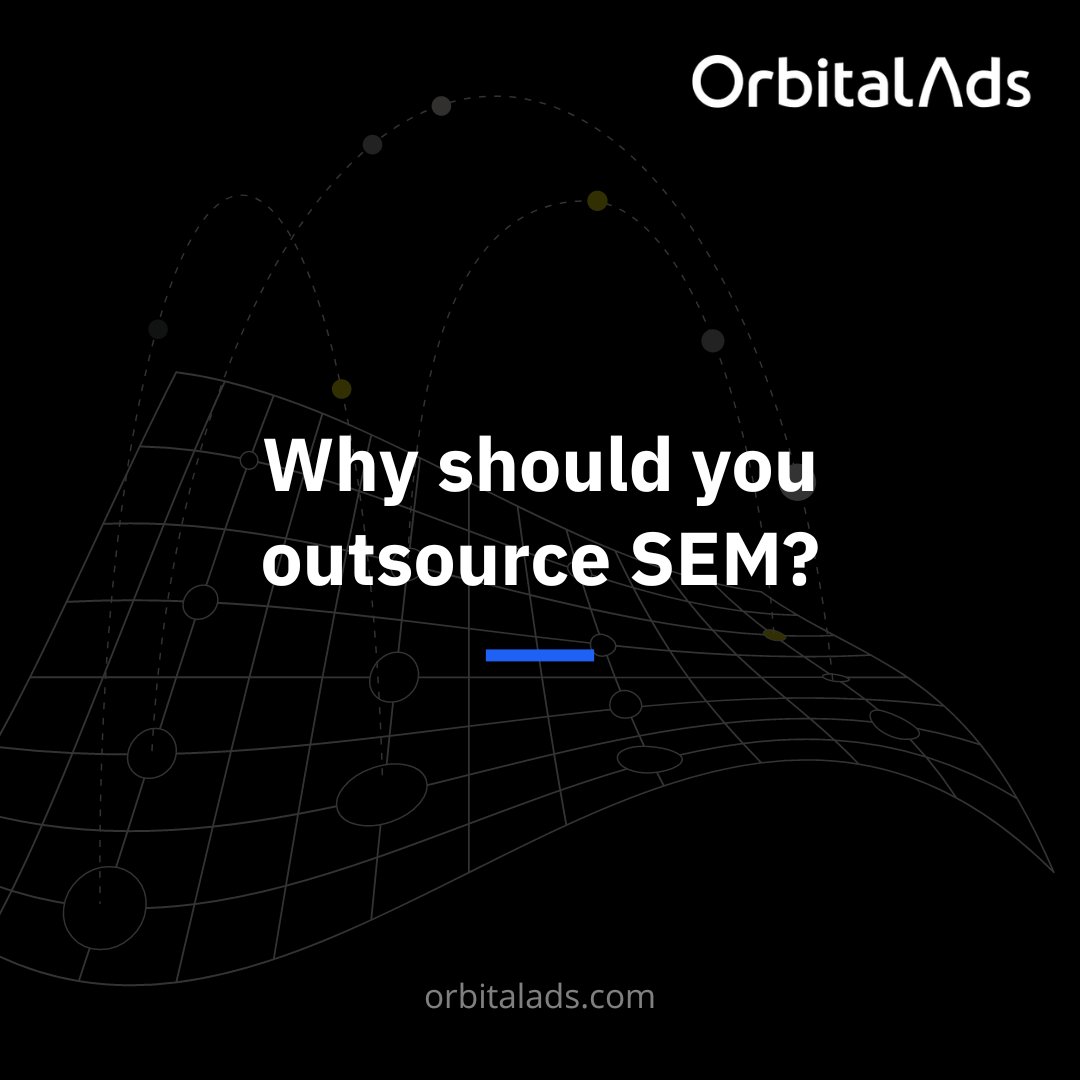 Most companies benefit from outsourcing their search engine marketing initiatives. Taking your marketing into your own hands can be costly because you have to hire staff and pay salaries, fringe benefits and equipment. 

When you hire a provider from SEM, you simply pay for t ...