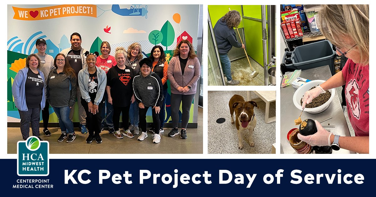 As part of our commitment to #CareLikeFamily, staff members are given the opportunity to give back to their communities through days of service. A select group chose to support our furry friends at KC Pet Project by cleaning kennels and preparing nourishment snacks!