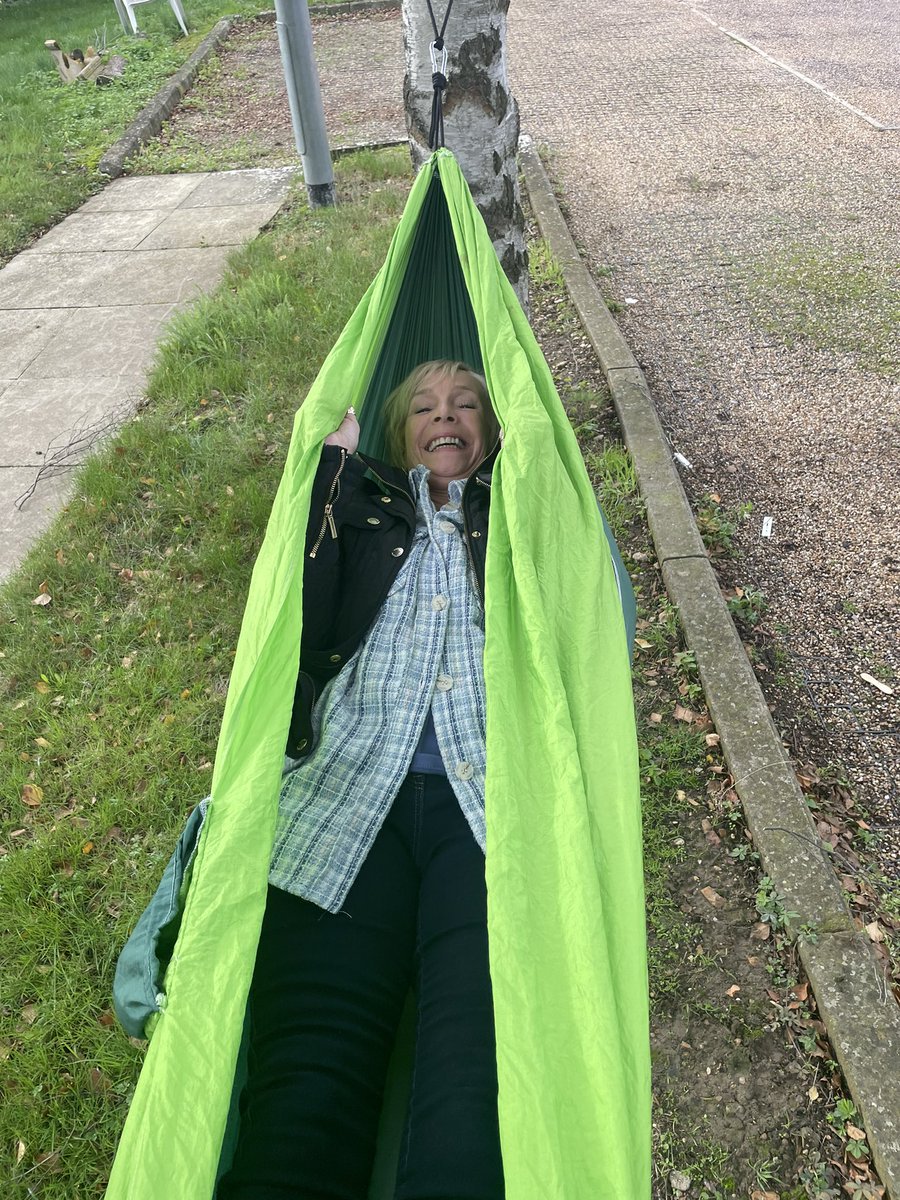 ElftOt's tweet photo. Our life hack is… “Take some time out in nature by looking up, watching and listening to the trees, feeling connected and grounded with the Earth and your senses” 🌍☀️🍂 @RCOT_PLD @theRCOT @TeeRebecca https://t.co/D9aU0K9yb7