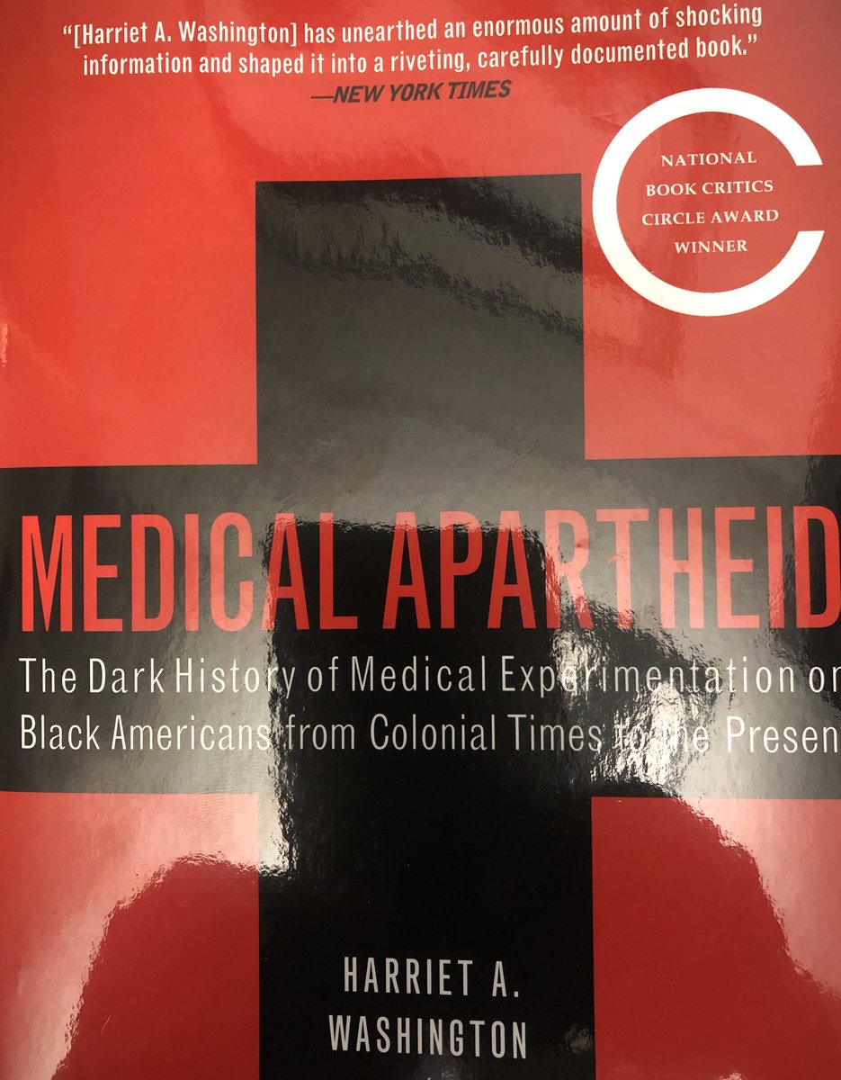 You know how yesterday evening’s meetings went when Af-Am trust building during #pregnancy and #postpartum care came up and you recommend this gem to your interlocutors to peruse before the next meeting. The issue is neither ancient history nor just Tuskegee 😑 #healthequity