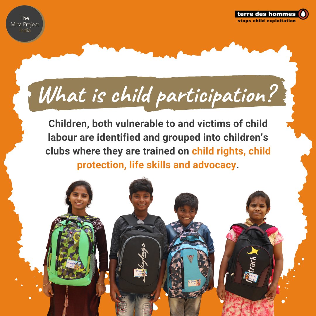 mica_project's tweet photo. Children’s Clubs have been instrumental in identifying issues of their peers, enrolling them in schooling, and taking them out of child labour and child marriage. #TheMICAProject https://t.co/njCAkrEhxu