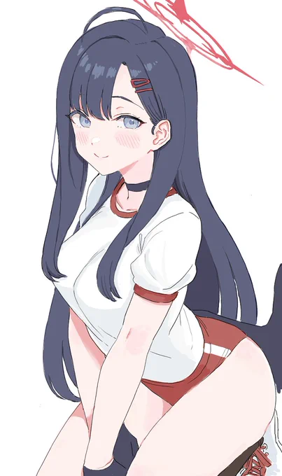 絵チャで描いたブルアカのイチカ…… 