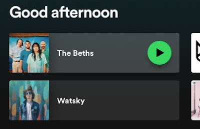 davidengles's tweet photo. It looks like @gwatsky is standing in front of an abstract version of @THEBETHS on Spotify. https://t.co/HZvkeujQpt