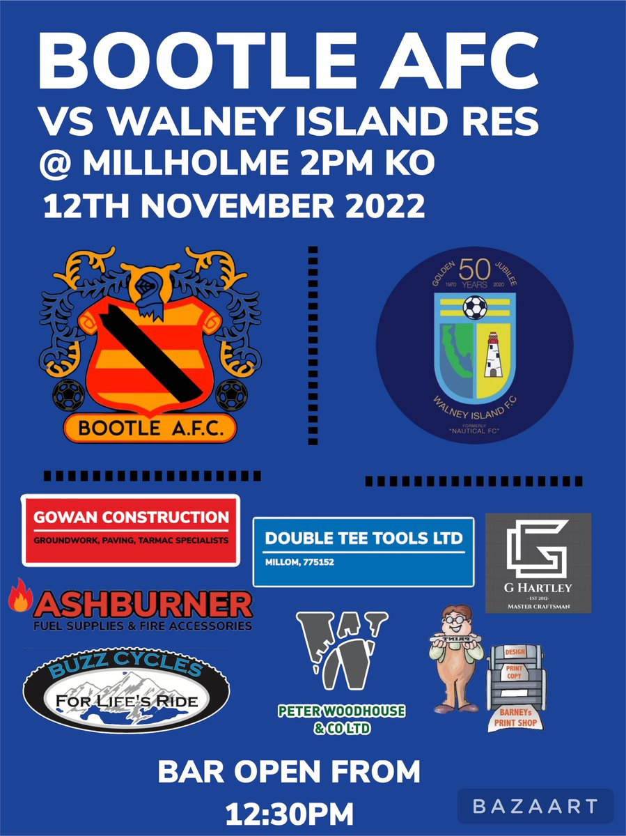 The first team are at home hopeful for a game after 3 weeks off due to the weather. The Oktoberfest will follow at 6:30pm. Still tickets available.