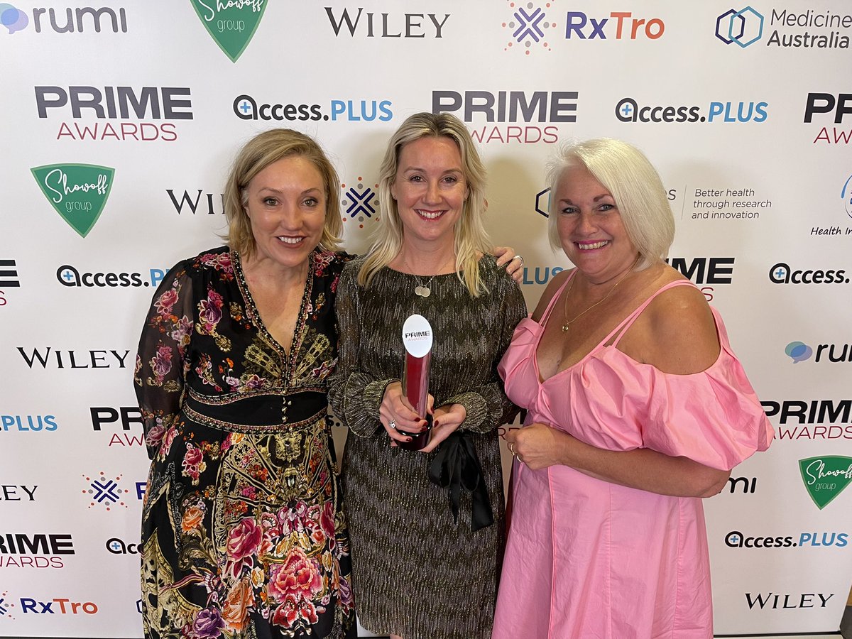 NECancerAus's tweet photo. A fitting way to end #NETcancerday winning #NGO of the year at the 2022 #PRIMEawards.Our key project was our @RACGP education modules in which we have educated close to 2,500 GPs on all things #NETs.#know the symptoms push for diagnosis. Well done team! https://t.co/m6URnxDelt