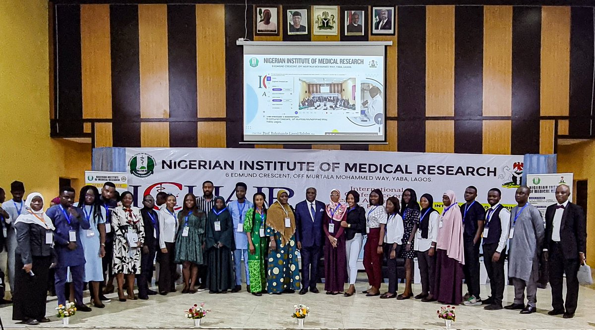 IchairN's tweet photo. Scholars at the #ICHAIR2022 organized by @nimrnigeria. Scholarships were provided by @AlikoDangoteFdn and @APINNigeria.
@NIMR_Foundation @Chika_Onwuamah @LawalSalako https://t.co/LIouCfmf4X