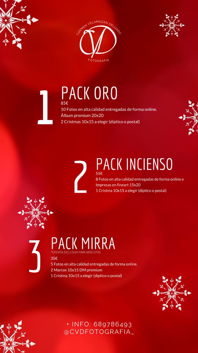 calciferxxx's tweet photo. Buenas mi amiga Carmen que es fotografa hace sesiones de navidad y vengo a hacerle publicidad, en Sevilla. 
Un besito feliz navidad a ver si ayudáis con un rt gana muchos clientes y me invita a comer ✨✨ https://t.co/n8eckZRMJQ