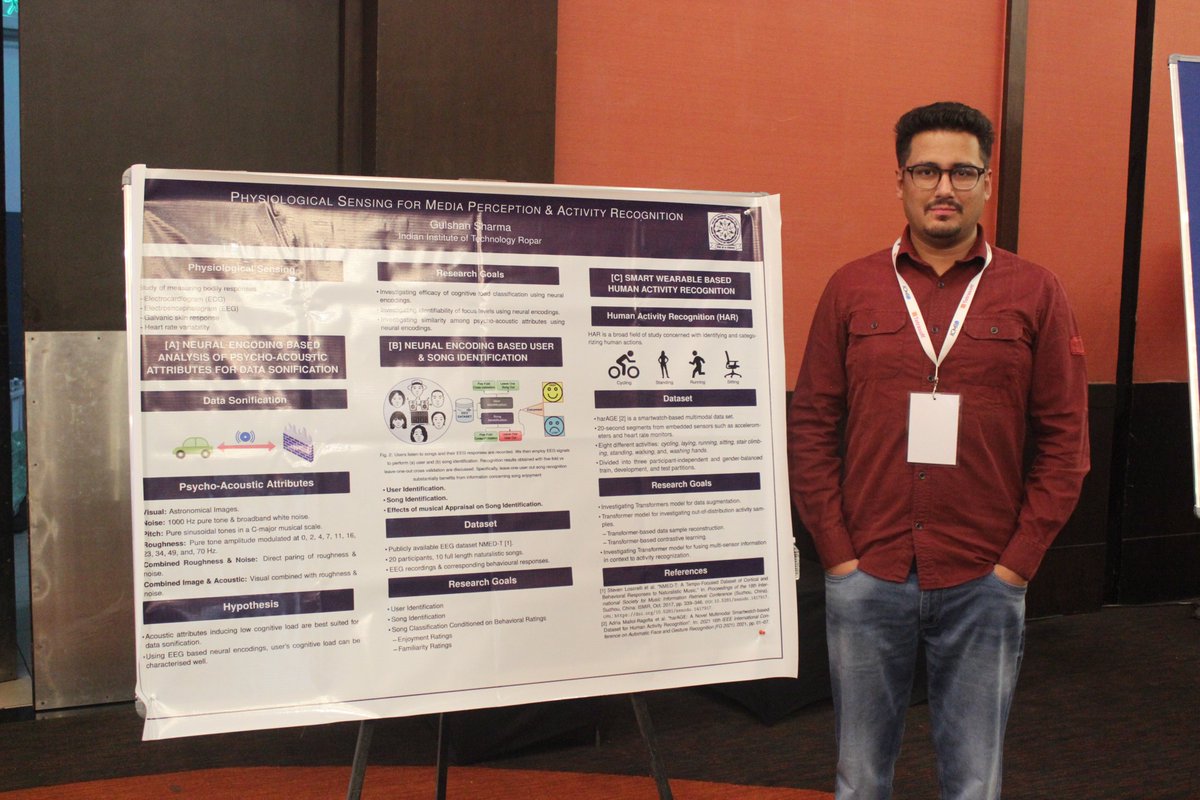 hcinteraction's tweet photo. RT @AcmIcmi: Catch up on the Poster Presentation on "Physiological Sensing for Media Perception & Activity Recognition" by Gulshan Sharma.
#icmi2022 #icmiconference #research #callforpapers #multimodal #humancomputerinteraction #multimodalanalysis #conve… https://t.co/0liy4h6IgZ