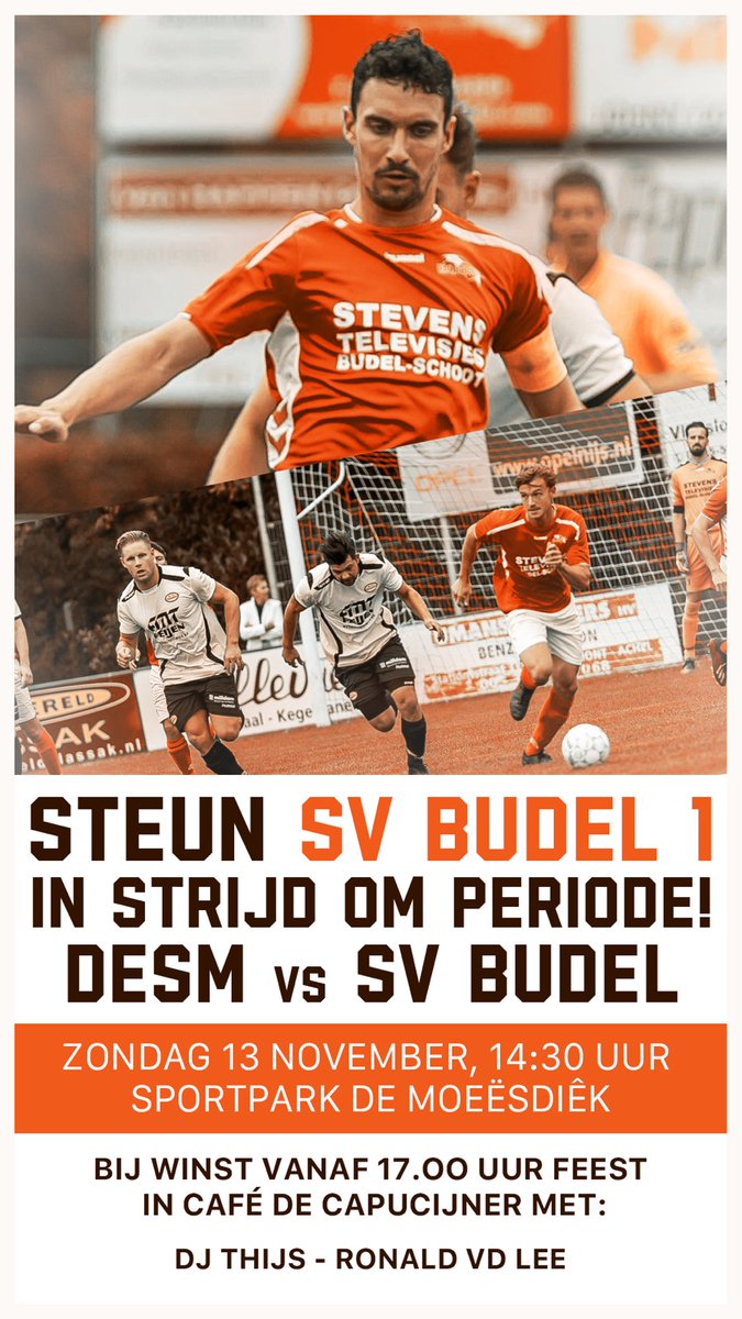 svBudel's tweet photo. Steun sv Budel in de strijd om de periodetitel

https://t.co/RDQwIALdx3

#svBudel #DESM https://t.co/uxnNj0WMcb