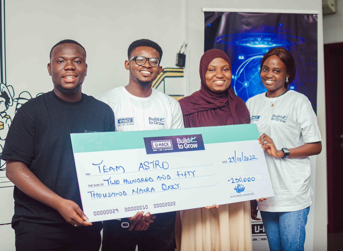 univelcity's tweet photo. Over 10 Teams came up with an idea and built a prototype to solve one of the 17 Social Development Goals, the teams were further shortlisted into 5. 📌👌
 
It was from this we had the winner and the two runner ups. 
 
Shout out to our alumni and panellists: https://t.co/vOBW9mnpMM