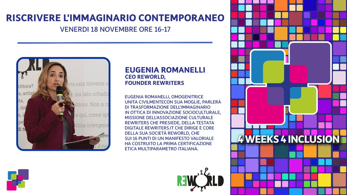 Felice di essere tra le 250 aziende italiane impegnate nella diffusione di una cultura dell’inclusione! Save the date!!
<a href="/FurioGarbagnati/">furio garbagnati</a> <a href="/RosellaScalone/">Rosella Scalone</a> <a href="/cristinastag/">cristina s.tagliabue</a> <a href="/4W4Inclusion/">4W4I</a> <a href="/Arlock965/">Andrea Rubera</a> <a href="/IncluDigi/">Inclusione Digitale</a> @Injenia <a href="/carolasalvato/">Carolina She/Her</a>