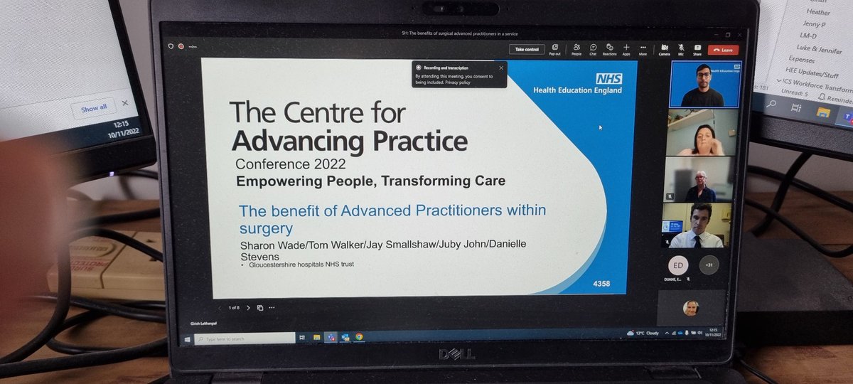 Lou Buckle (she/her) 💙💙💙 (@lbuckle01) on Twitter photo #AdvancingPractice2022 time for Benefits of Advanced Practitioners in Surgery featuring <a href="/gloshospitals/">Gloucestershire Hospitals NHS Foundation Trust</a> and <a href="/NHSHEE_SWest/">NHSE Workforce, Training and Education – SW</a> Sharon Wade #AdvancingPractice2022 time for Benefits of Advanced Practitioners in Surgery featuring <a href="/gloshospitals/">Gloucestershire Hospitals NHS Foundation Trust</a> and <a href="/NHSHEE_SWest/">NHSE Workforce, Training and Education – SW</a> Sharon Wade
