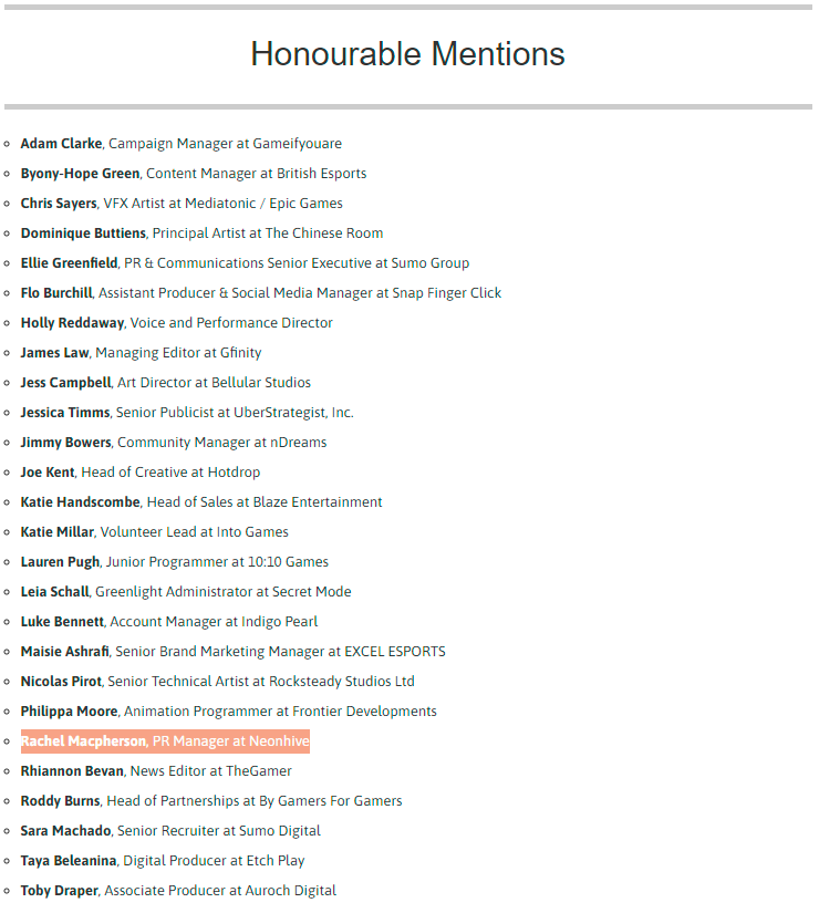 rachmacp's tweet photo. Mum look i made it!

There's some proper amazing folk in 30under30 this year, so its an honour to be honourably mentioned.

But i wouldnt be on this list w/o the wee awesome team of @Neonhive nerds I work with. Thanks for believing a wee Scots journo could be a kickass PR ! https://t.co/iNf6daiqnh