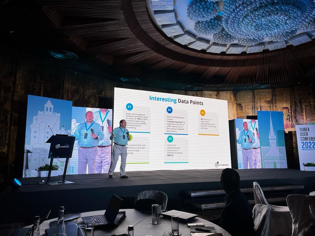 subex's tweet photo. "Device blocklisting has created “countermeasures” by organized criminals to traffic devices out of the country to specific destinations." - Stephen Schwed, Manager - Fraud Strategy, @Verizon & VP - @CFCAFraud.
Follow #SubexUC22 for more updates!
#TelecomFraud #DeviceFraud https://t.co/bpBzgjWGqn