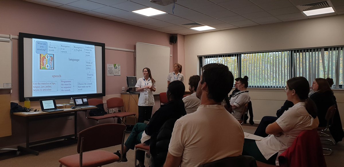 COCHtherapies's tweet photo. Great SALT communication training provided by @chesterslt's Katie &amp; Lucy this morning for some of our #Physio &amp; #OT team

#CPD #holisticapproach #MDT #PDT https://t.co/InwZwJygpE