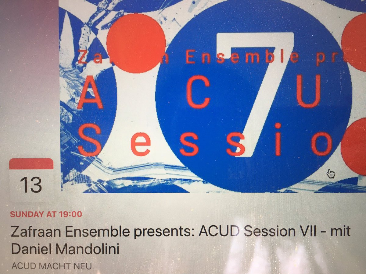Zafraan Ensemble (@zafraanski) on Twitter photo Diesen Sonntag mit Beatbox-Legende Daniel Mandolini alias Mando ! <a href="/zafraanski/">Zafraan Ensemble</a> @acudmachtneu Diesen Sonntag mit Beatbox-Legende Daniel Mandolini alias Mando ! <a href="/zafraanski/">Zafraan Ensemble</a> @acudmachtneu