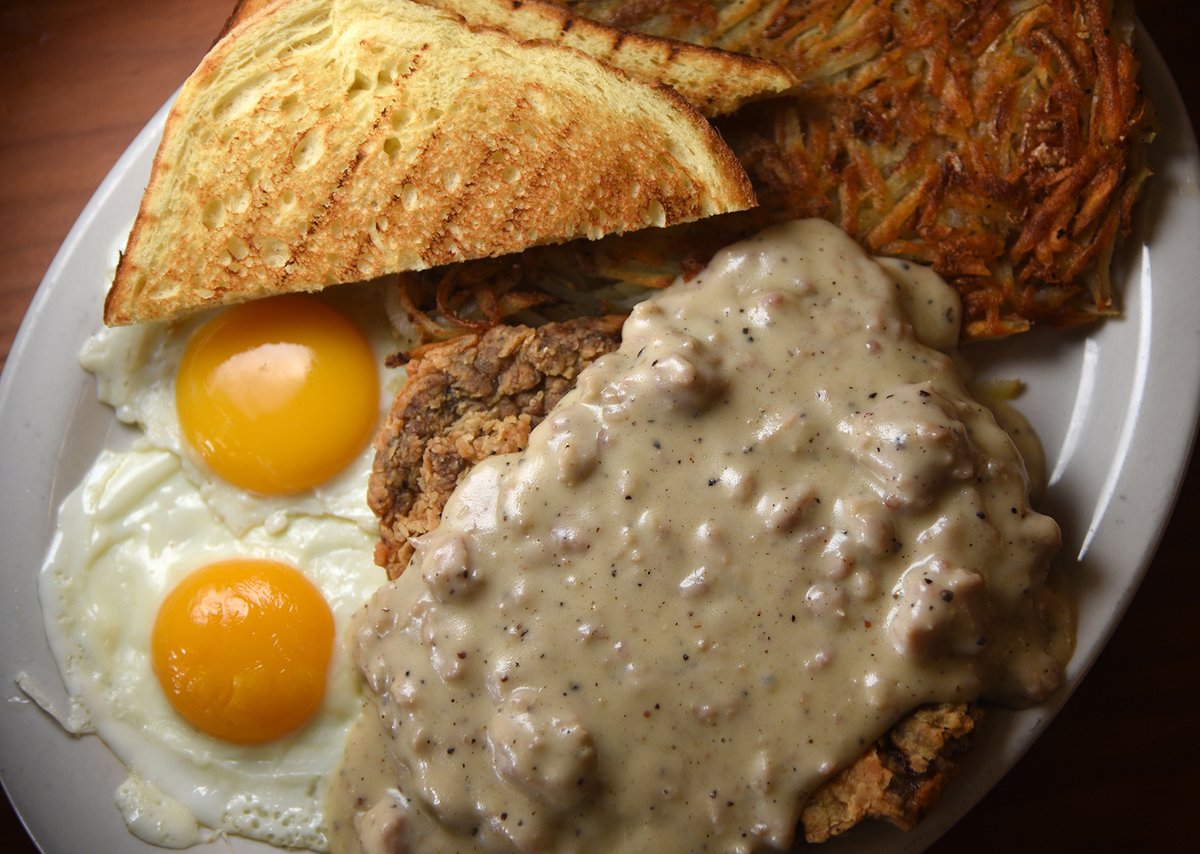 “Daily Dish”
Country-fried Steak with Hash-browns
#foodphotography #foodporn #food #foodie #foodgram #instafood #yummy #delicious #foodgasm #foodpics #foodies #tasty #foodlove
<a href="/bonappetitmag/">bonappetitmag</a> <a href="/foodnetwork/">Food Network</a> @cooksillustrated <a href="/foodandwine/">Food & Wine</a> @goodhousekeeping <a href="/bettycrocker/">Betty Crocker</a>