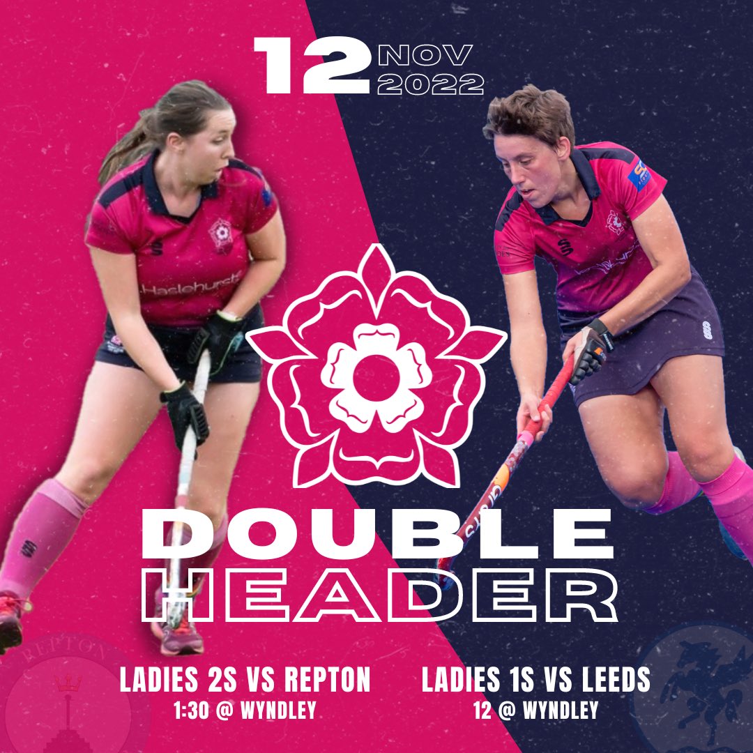 ‼️SUPER SATURDAY‼️

Get down to Wyndley to watch both L1s and L2s take to the blue turf looking for 3 points 

L1s v <a href="/leedshockeyclub/">Leeds Hockey Club</a> 12pm
L2s v <a href="/ReptonHC/">Repton Hockey Club</a> 1:30pm

Perfect starter before Burgers and Bingo at the clubhouse in the evening 🍔🔢