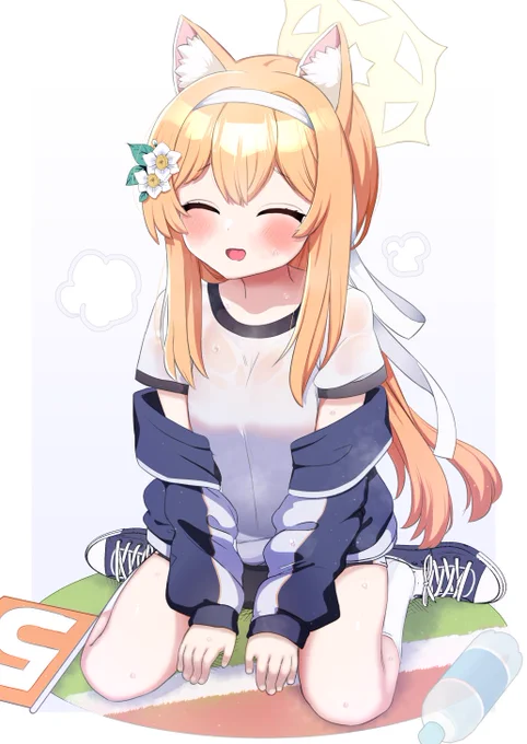 #ブルアカ 体操服マリー 