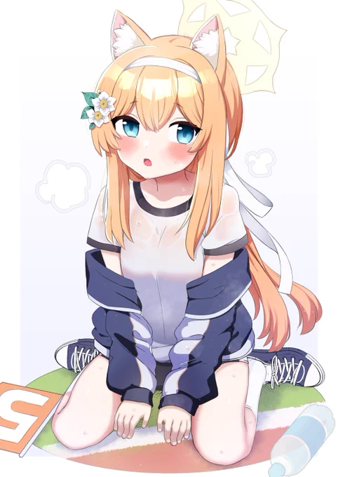 #ブルアカ 体操服マリー 