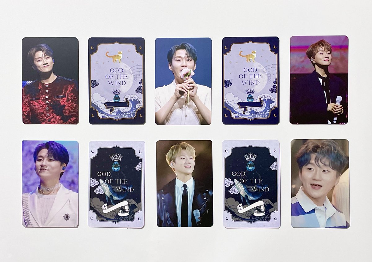 𝐆𝐎𝐃 𝐎𝐅 𝐓𝐇𝐄 𝐖𝐈𝐍𝐃✧  ೃ༄*ੈ

일반특전에 제공되는 포카입니다. 
(포카 6종 중 랜덤 2종 증정)
많은 관심 부탁드려요🐈

#GOD_OF_THE_WIND
#사랑둥이_조민규_생일축하해
#조민규 #FORESTELLA #포레스텔라