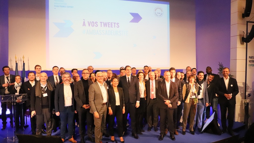 « Donnez envie d’exporter, envie de connaitre la Team France et ses services, c’est ensemble que nous partirons à la conquête du monde » 
<a href="/becht_olivier/">Olivier Becht</a> 
#ambassadeursTFE