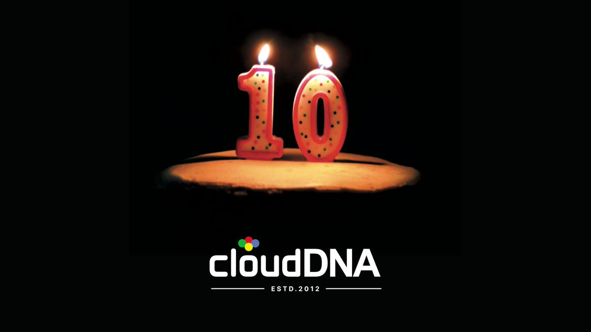 cloudDNA's tweet photo. We are 10! We are so grateful for the support we have received as we’ve grown over the years from our customers, partners and team. Thank you.

https://t.co/2YeUwl96DT 

#CitrixPlatinum #cloudDNA #10YearsInBusiness #BusinessGrowth #cloudDNAest2012 #HappyBirthday https://t.co/EgoUmMf6aE