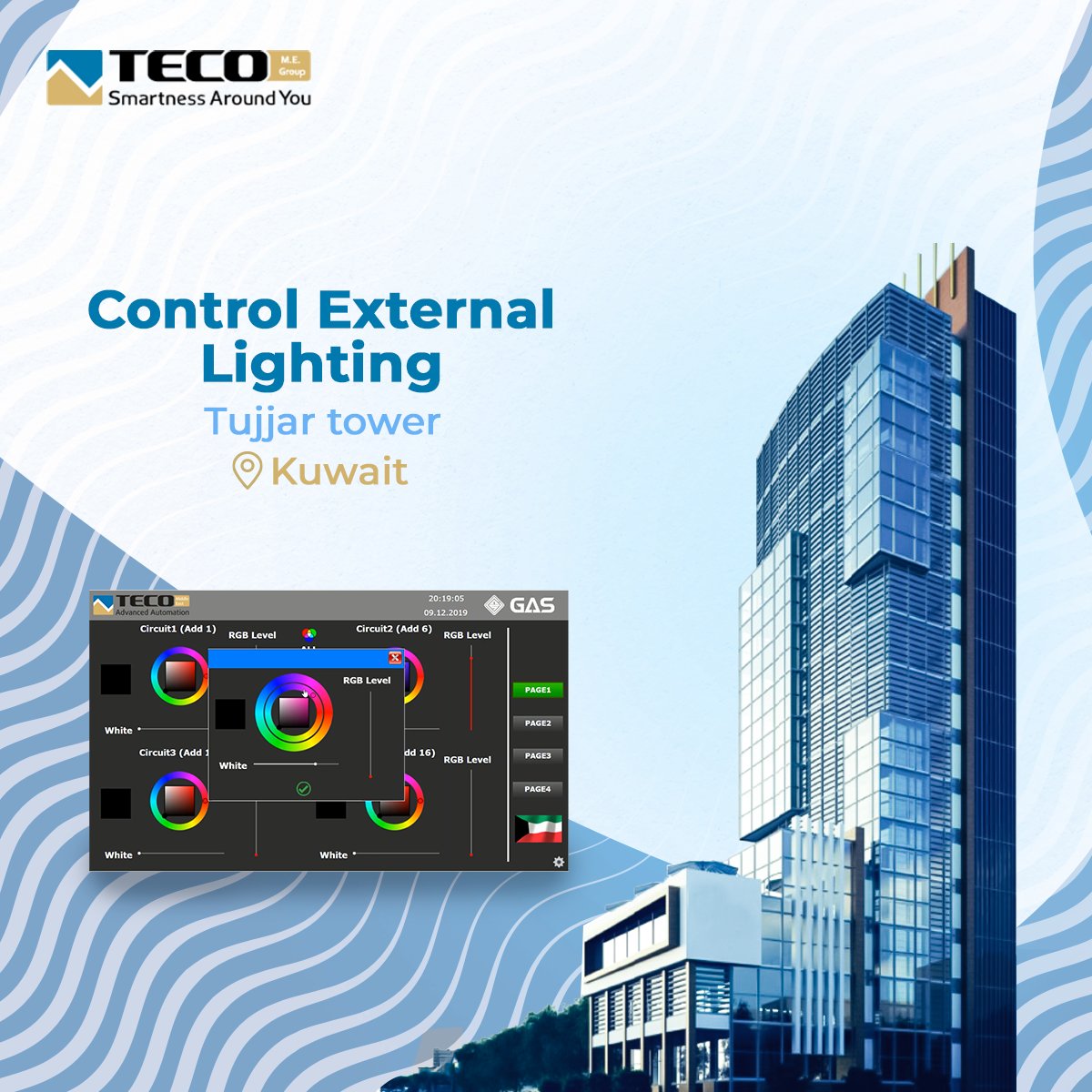 TecomeSmart's tweet image. One of our successful projects is : Control the external lighting of Tujjar tower in Kuwait🇰🇼
You can view the entire project on our website      
teco-me.cz
#Smart_Home #BMS #Building_Management_System #Building_Automation #PLC #GRMS  #building_control
