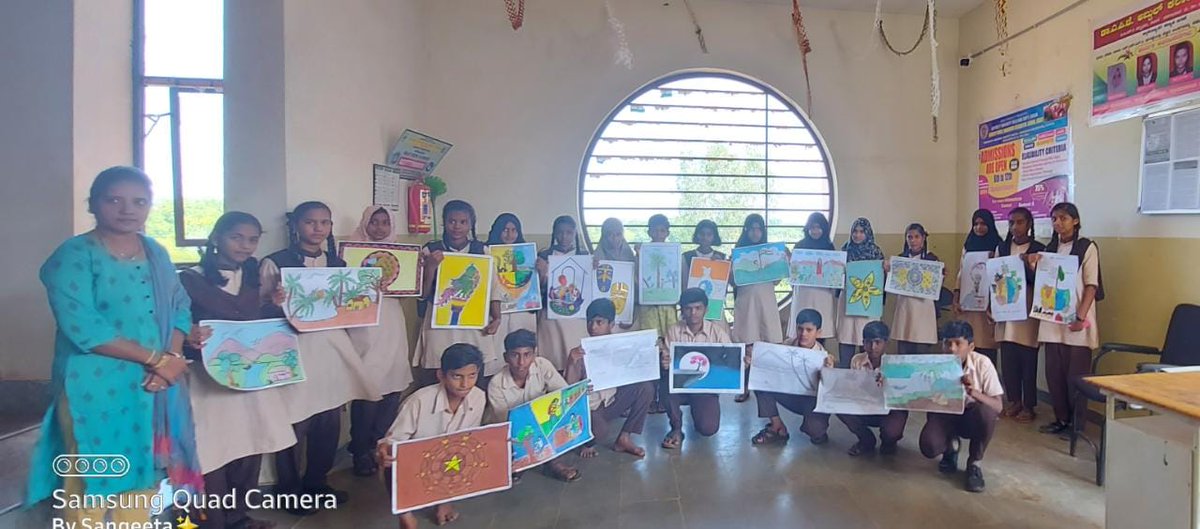 Good afternoon sir. 
Dr Apj abdul kalam residential School kaplapur(A) Students participating in STATE Level children's chitra kalotsav. CHINNARA CHITA CHITTARA . Organized by BANNADAMANE Samskrutika Vedike(R) Gadag. <a href="/DOMGOK/">Department of Minority Welfare, Govt of Karnataka</a> <a href="/Captain_Mani72/">Manivannan P 🇮🇳</a> <a href="/bidarminorityw/">bidarminorityw@gmail.com</a> <a href="/BidarMinority/">Bidar Minority Welfare Department</a>