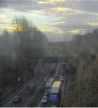 trafficscotland's tweet photo. ❗ CONGESTION ⌚08:00

#M74 - J6 ROADWORKS

The #M74 Northbound is looking very slow Northbound through the roadworks between J5 and J6.

Travel time currently is 20 minutes.

@SWTrunkRoads https://t.co/xV4EzFwf5k