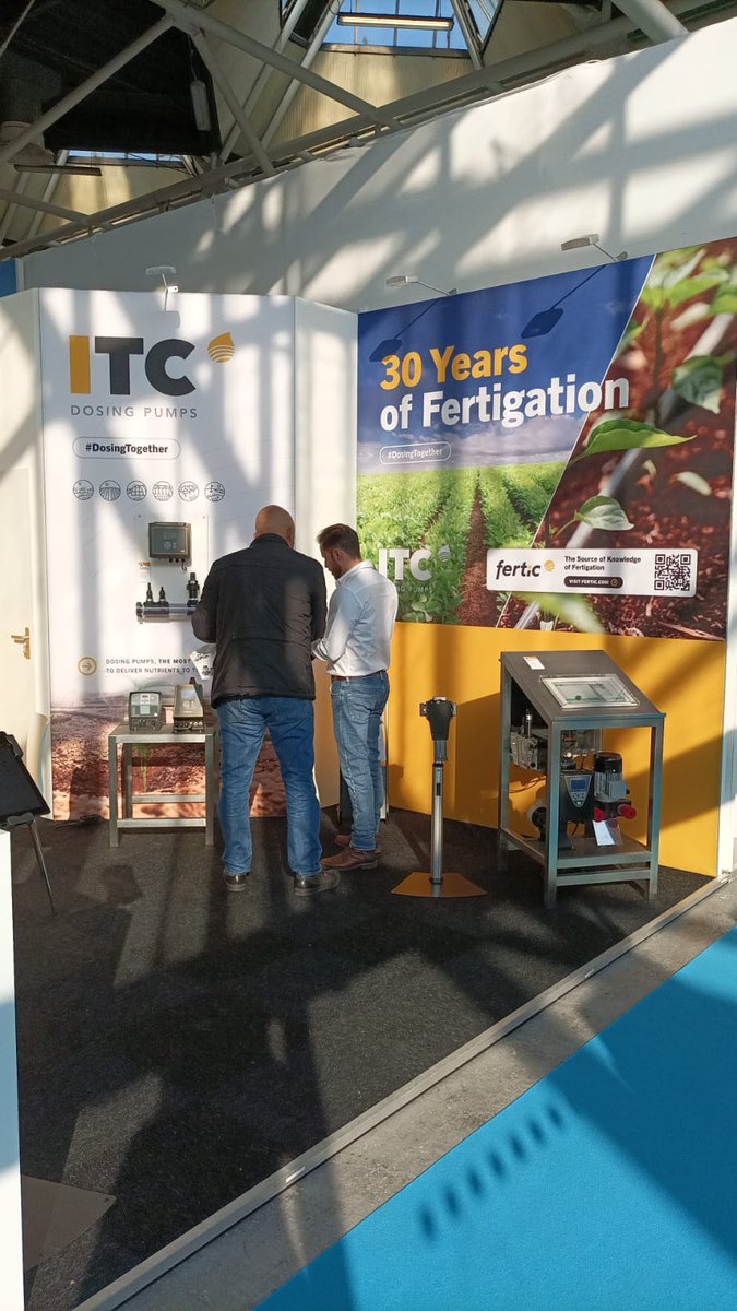 EIMA is on, visit ITC Dosing Pumps in hall 22, stand 49

#fertigation #agriculture #fertigationforabetterfuture #dosingpumps <a href="/fertic_com/">fertic.com</a>