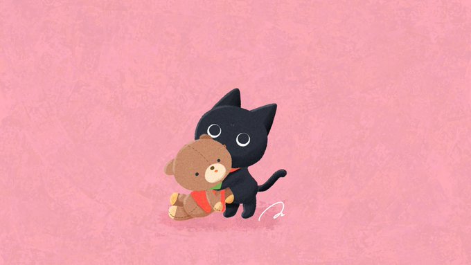くろねこちゃん#AdobeFresco #イラスト 