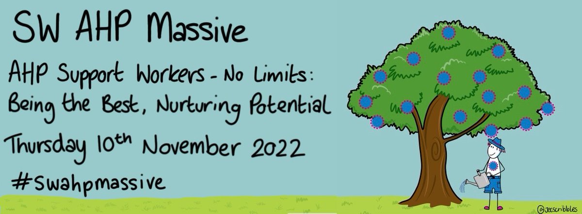 Carrie Biddle (@carrie_biddle) on Twitter photo The #swahpmassive is back!
#AHPSupportWorkers #nolimits
💫 Being the Best
💫 Nurturing Potential
A conference for AHP Support Workers co-designed & delivered by #AHPSupportWorkers <a href="/AgaWaligora/">Agnieszka</a> <a href="/k8eclive/">Katie clive</a> <a href="/MrSimonWoods/">Simon Woods</a> with <a href="/Andrea_Morgan2/">Andrea Morgan</a> <a href="/LisaNancholas/">Lisa Nancholas</a> #AHPsDeliver The #swahpmassive is back!
#AHPSupportWorkers #nolimits
💫 Being the Best
💫 Nurturing Potential
A conference for AHP Support Workers co-designed & delivered by #AHPSupportWorkers <a href="/AgaWaligora/">Agnieszka</a> <a href="/k8eclive/">Katie clive</a> <a href="/MrSimonWoods/">Simon Woods</a> with <a href="/Andrea_Morgan2/">Andrea Morgan</a> <a href="/LisaNancholas/">Lisa Nancholas</a> #AHPsDeliver