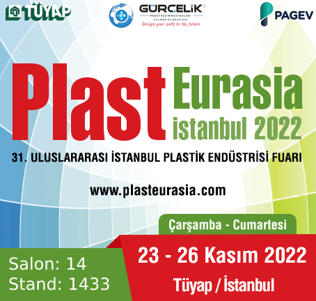 23-26 Kasım tarihleri arasında düzenlenecek olan Plast Eurasia Fuarında siz değerli misafirlerimizi ağırlamaktan onur duyarız.
We are honored to have you our esteemed guests at Plast Eurasia Fair which will be held between 23-26 November.