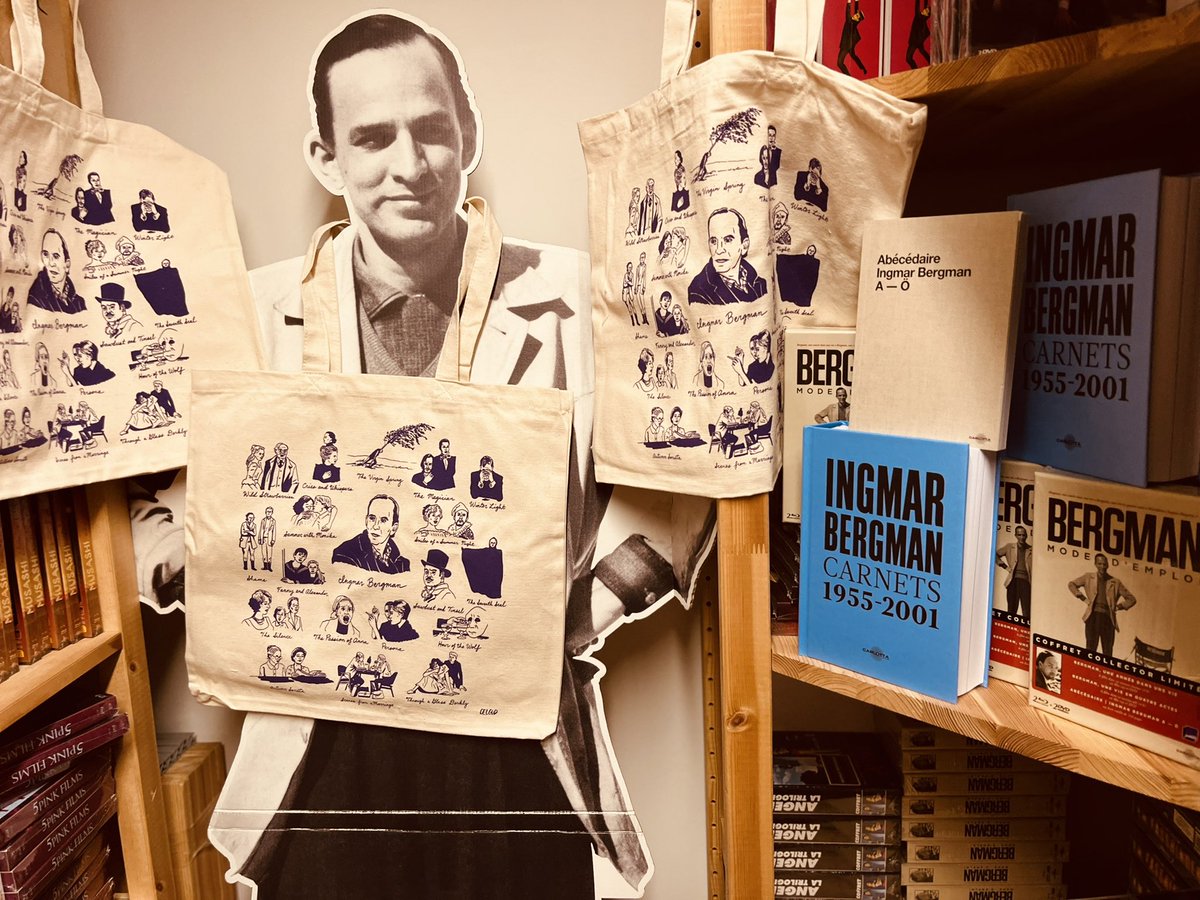 Ingmar BERGMAN vous attend avec ses CARNETS qui sortent la semaine prochaine, mais aussi avec le très beau film BERGMAN, UNE ANNÉE DANS UNE VIE, son tote bag par <a href="/gelgud/">Nathan Gelgud</a> ou encore son Abécédaire de A à Ö ! laboutique.carlottafilms.com/search?q=Ingma…+