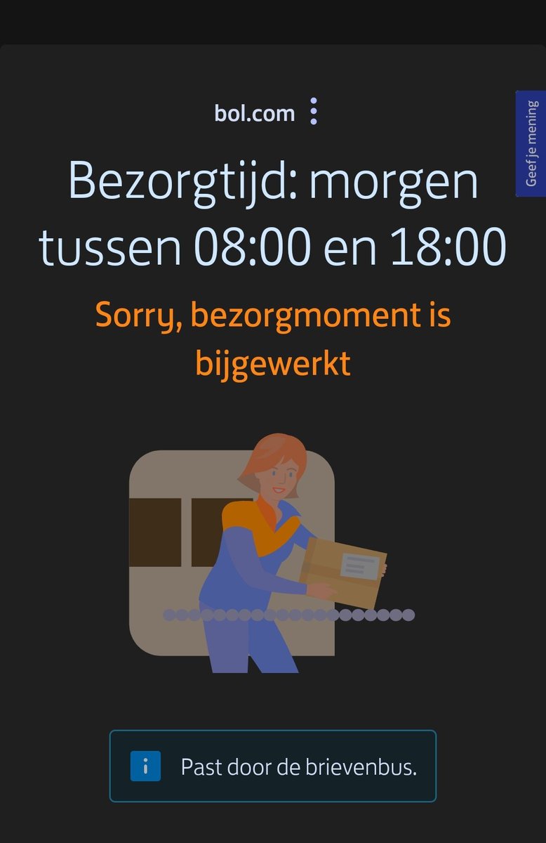 Kcinnaj_'s tweet photo. @PostNL Al 2 dagen dit..? Waardeloze pre-order 🥲 https://t.co/xy7S3QDvfP