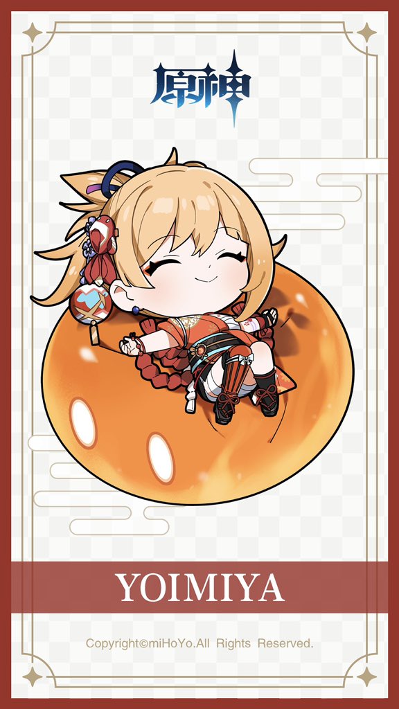 yoimiya lawson wallpaper! look at her 🥺