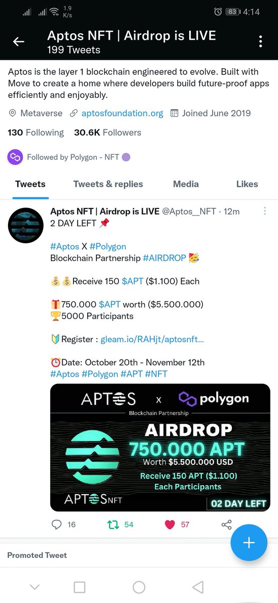 TRADERSPINOY101's tweet photo. @0xPolygon_NFT @Aptos__NFT @TRADERSPINOY101 @lorsosaofficial @swiss_crypton @lorsosaofficial
#MATIC #Polygon #ETH #BNB #BTC #NFT https://t.co/K3sCJaO5sX