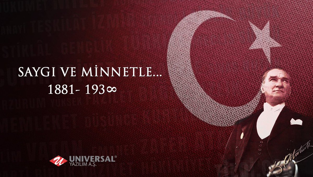 Saygı ve minnetle...