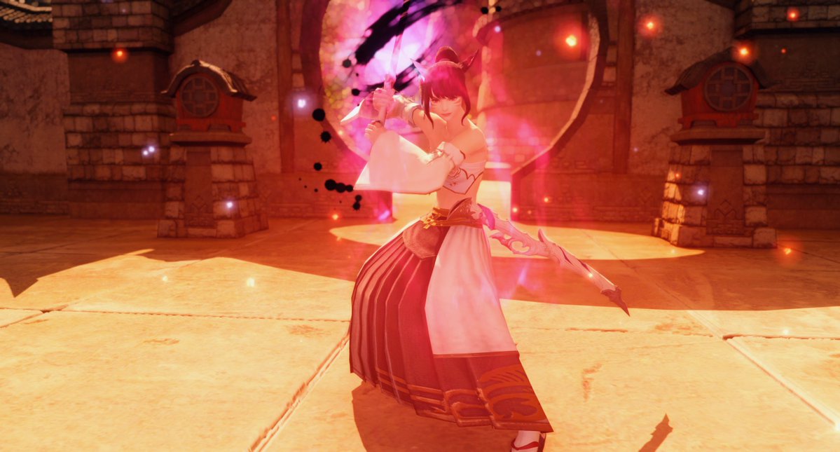 fantasyBladeXIV's tweet photo. #FFXIV #ffxivglamour #GPOSERS #ffxivsnaps #GShade #NenekoColorS #FFXIVScreenshots  #FF14SS #miqote https://t.co/uirjcRPtYR