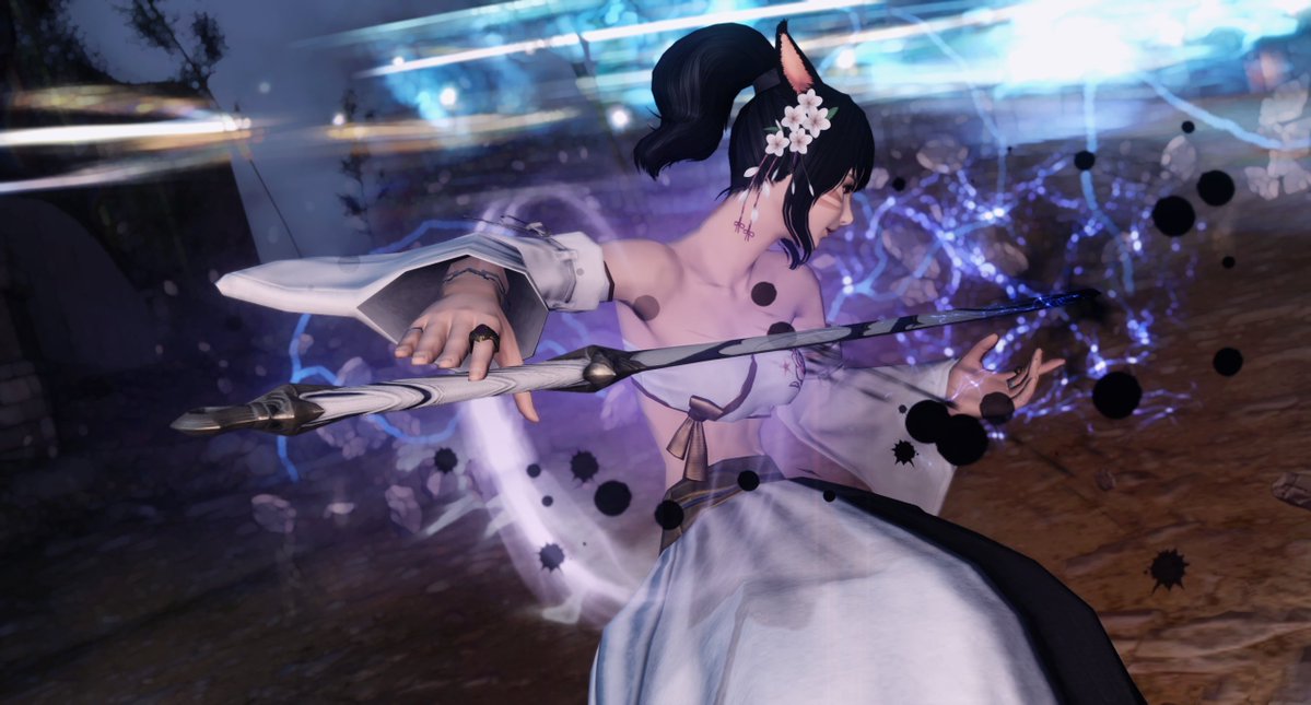 fantasyBladeXIV's tweet photo. #FFXIV #ffxivglamour #GPOSERS #ffxivsnaps #GShade #NenekoColorS #FFXIVScreenshots  #FF14SS #miqote https://t.co/uirjcRPtYR